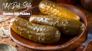 Kosher Dill Pickles - How to Make Kosher Dill Pickles from Scratch