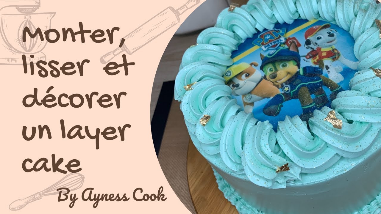 🎂 MONTER, LISSER ET DÉCORER UN LAYER CAKE.