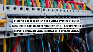 What are the 5 Reasons to Choose Fiber Optic Cabling for IT Organizations?
