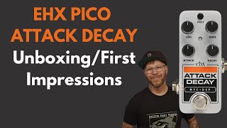 Video thumbnail for EHX Pico Attack Decay Unboxing/First Impressions! by Raccoon Point Studios