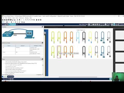 1.1.7 Packet Tracer-Basic Switch Configuration-Physical Mode