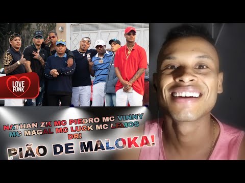 React 🔥Pião de Maloka  / Mc Piedro/Mc Lemos/Mc Dr/ Mc Nathan ZK/Mc Luck/ Mc Magal (Love Funk) Dj GM.