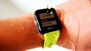 Garmin Forerunner 35  - Smartwatch.de Unboxing + Wassertest [DEUTSCH]