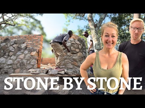 Building Our Off-Grid Tiny House From STONE (Harder Than We Expected)
