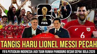 Download lagu Lionel Messi bursts into tears‼️FIFA DECIDES INDONESIA TO HOST THE 2026 BIG FOOTBALL STAGE mp3