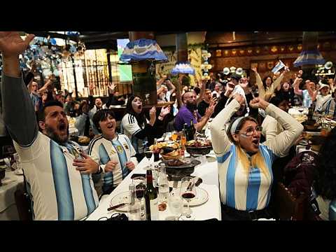 Video Thumbnail: Argentina fans erupt as Messi's men reach World Cup semifinal