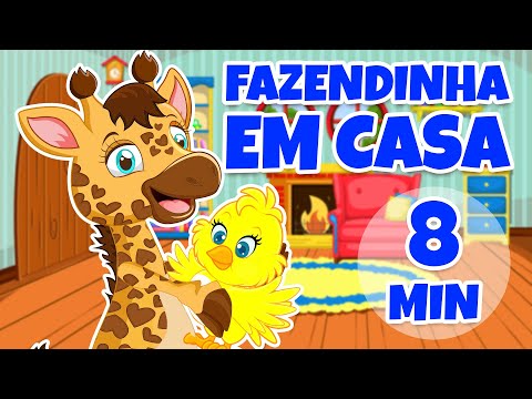 Fazendinha em Casa - Giramille 8 min | Desenho Animado Musical