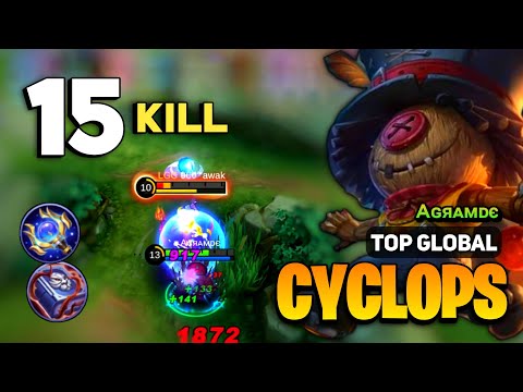 HYPER CARRY! Cyclops Best Build 2023 [ Cyclops Top Global Gameplay ] By Aɢяᴀмᴅє - Mobile Legends