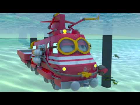 Trenuletul Troy - Troy,trenul submarin,se scufunda in ocean - Desene pentru copii