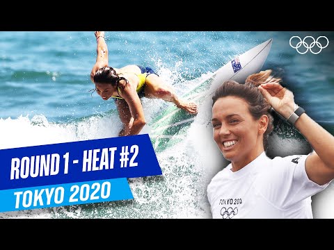 Women's Surfing - Round 1 - Heat 2 | Tokyo 2020