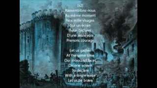 Christopher Tin- &quot;Rassemblons-nous&quot; with lyrics