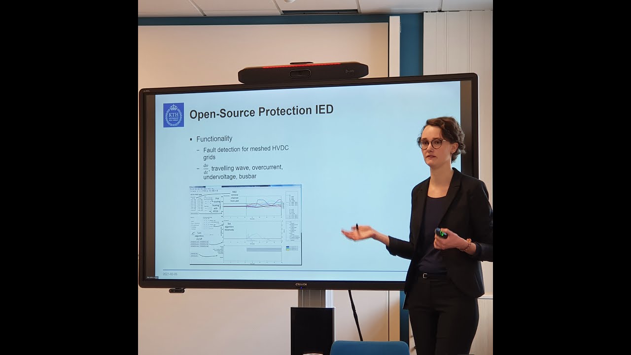 Ph.D. defense of Ilka Jahn -- Protection for Multiterminal HVDC Grids - A Digital Contribution