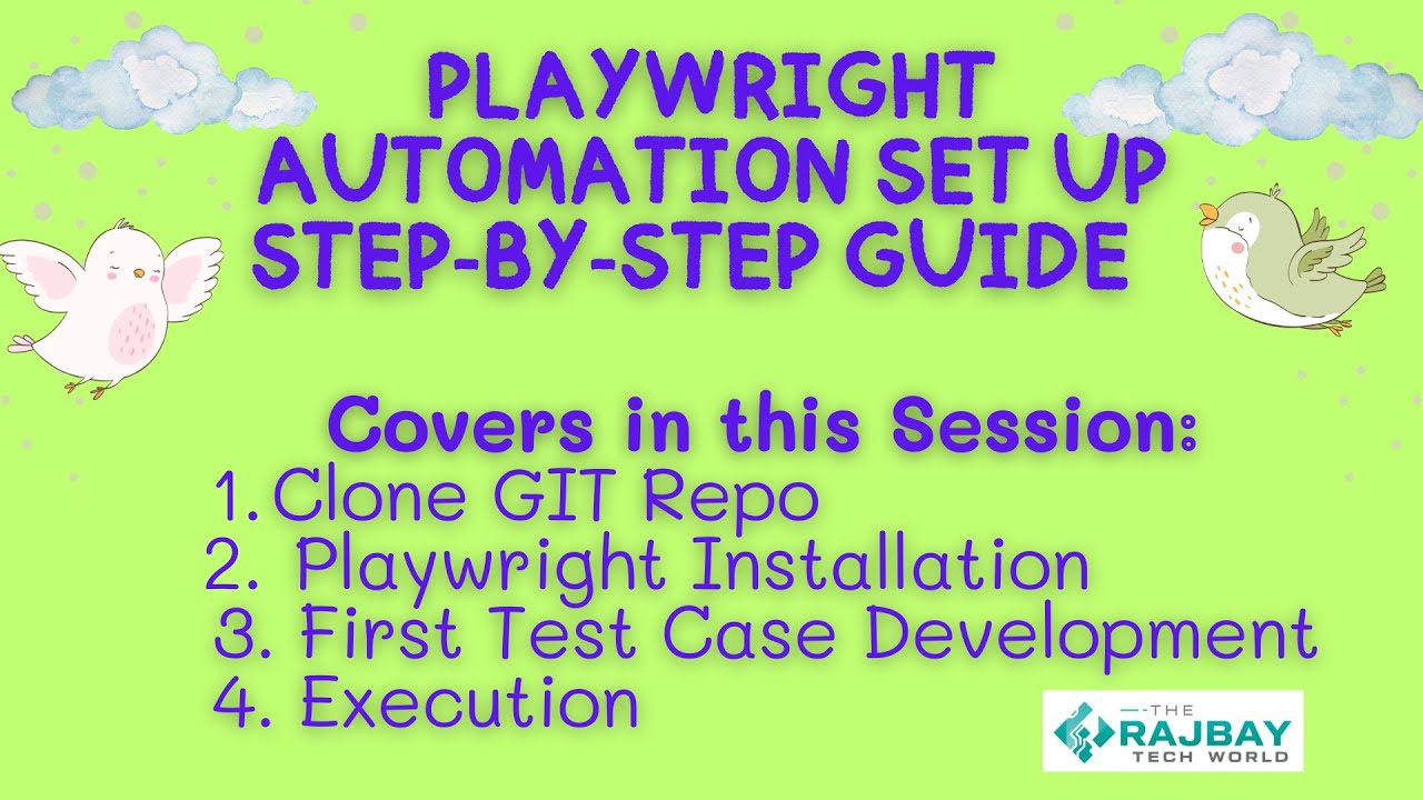 Playwright Automation Set Up Step-by-Step Guide | Project Setup, Git Clone & First Test Execution