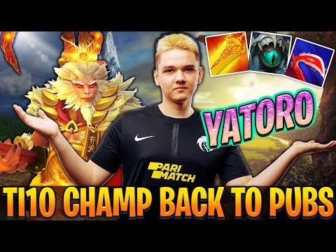 👉YATORO Monkey King Is Back To Pubs - Teaches Enemies Why He is TI10 Champion - Literally No Chance!
