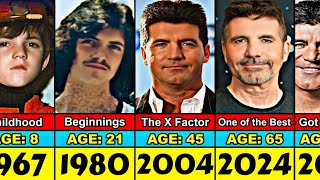 Simon Cowell Transformation From 3 to 65 Year Old