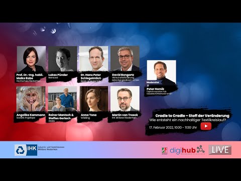 digihub LIVE! Session #14: Cradle to Cradle – Stoff der Veränderung - 17.02.2022