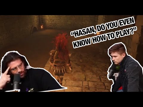 HasanAbi Plays Elden Ring But Ludwig Teaches Hasan How to Play [PART XIV]