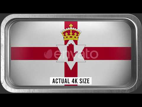 Framed North Ireland Flag Pack | Motion Graphics - Envato elements