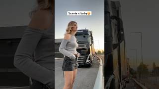 Adventure scania🚛#Beautiful lady truckers 🚀#scania trucks#volvotrucks #ladytruckdriver #scania