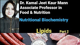 Download Lagu Nutritional Biochemistry , B.H.Sc. Part 2 : Lipids Part 2 Thumbnail