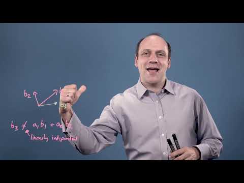 M4ML - Linear Algebra - 2.4 Part 1: Basis, vector space, and linear independence