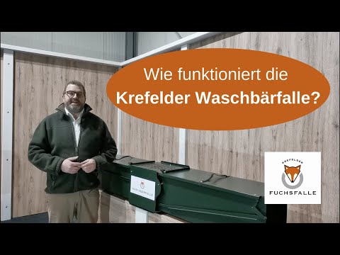 Krefelder Waschbärfalle - Kastenfalle für die Fallenjagd