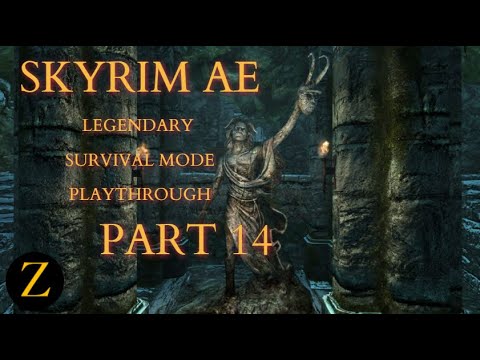 Skyrim Anniversary Edition / Legendary Difficulty Survival Mode Part 14 - Filling The Quest Log