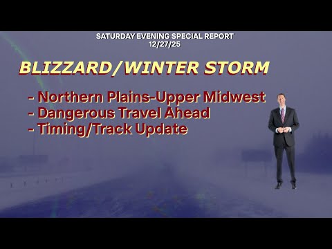 BLIZZARD - Imminent Storm Takes Aim on Northern Plains - Where it Takes Aim