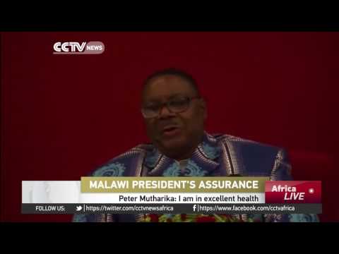 President Peter Mutharika says he’s in "excellent health"