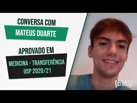 Aprovado em 1º Medicina Transferência USP | Conversa com Mateus Duarte