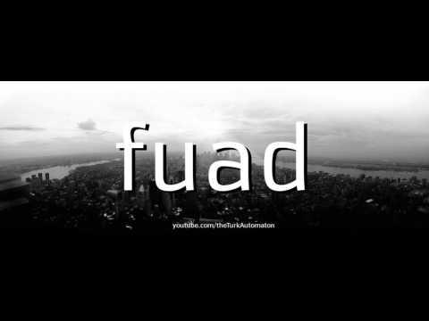 How to pronounce fuad in German