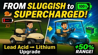 Golf Cart Battery Upgrade | Lead Acid to Lithium Conversion (More Speed & Range!)