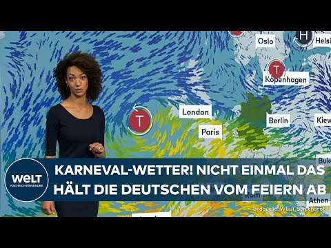 KARNEVAL-WETTER: Unwetterwarnung! Hochwasser und Überschwemmungen gefährden 5. Jahreszeit