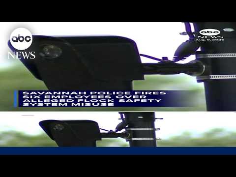 Savannah police fires 6 employees over alleged Flock safety system misuse
