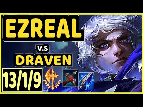 OMOK KING (EZREAL) vs DRAVEN - 13/1/9 KDA BOTTOM ADC GAMEPLAY - NA Ranked GRANDMASTER