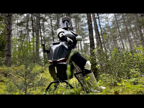 Volonaut Airbike - Flying Through The Forest on a Jet Speeder Bike
