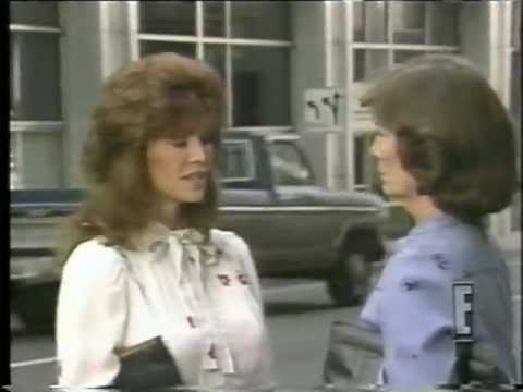Dallas - Behind the Scene;  Victoria Principal & Priscilla Pointer