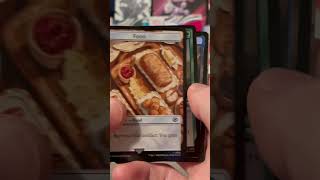Ripping a pack of Magic the Gathering Lord of the Rings