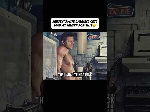 Jensen’s Wife Danneel Gets Mad At Him For This🤣 #shorts #jensenackles