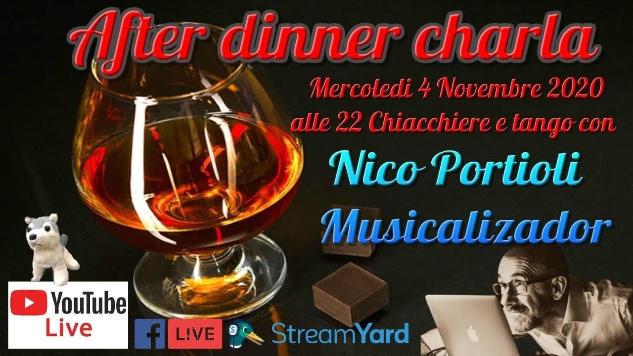 After dinner charla Nico Portioli
