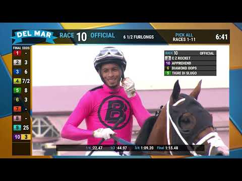 C Z Rocket wins race 10 at Del Mar 7/23/22