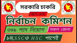 নির্বাচন কমিশনে বিশাল নিয়োগ ২০২৪ প্রকাশ | Bangladesh Election Commission Job Circular 2024