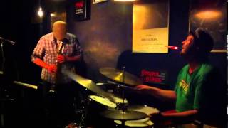 Michael Blake & Kresten Osgood at Jimmy Glass Jazz Club