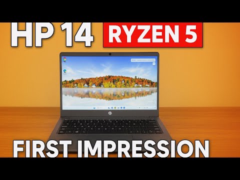 Распаковка и первый взгляд на HP 14 (2025) Ryzen 5 7520U | Тонкий и лёгкий бизнес-ноутбук | Windo...