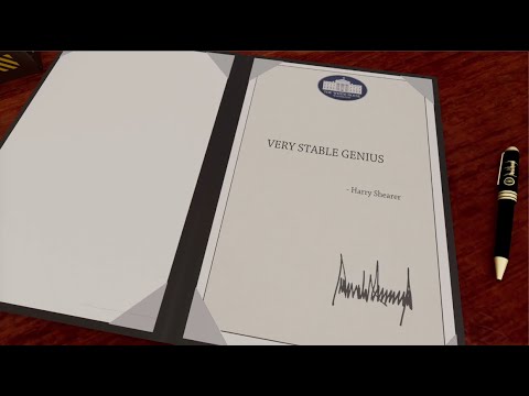 "Very Stable Genius" LYRIC VIDEO - Donald Trump sings new single  - Harry Shearer