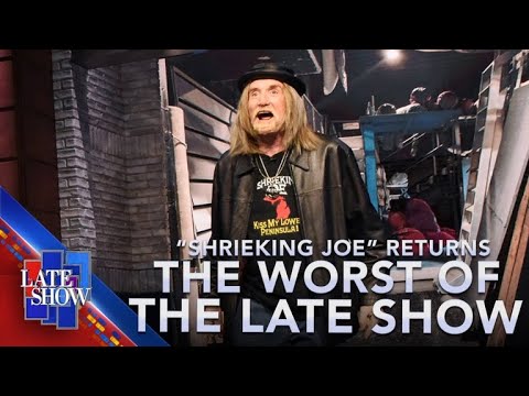 瘋傳的「尖叫喬」回來了！《艾倫秀》經典片段再現！ (The Late Show's "Shrieking Joe" Makes A Curtain Call)