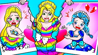 [🐾paper dolls🐾] Rich Rapunzel Missing Father and Daughter | Rapunzel Family