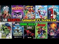 All MARVEL Animated TV-Series List 1966-2024 | Marvel anime series ||
