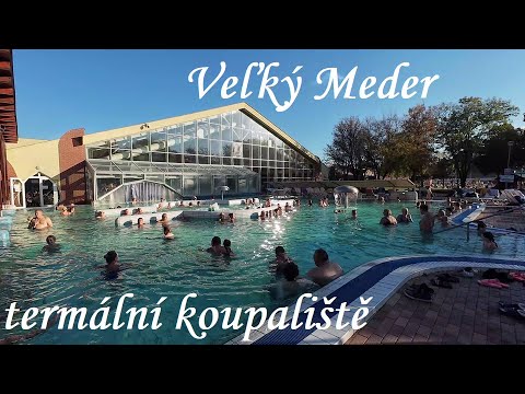 Thermal Corvinus Veľký Meder, termální koupaliště - bazény, podzim 2024