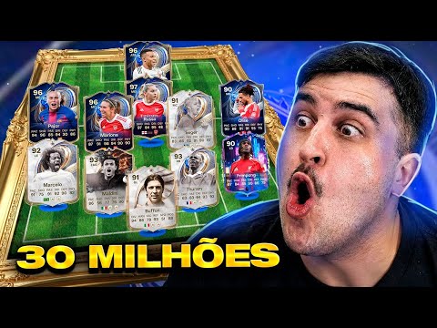 MEU DEUS!! TIME DE 30 MILHÕES COM MBAPPÉ 96 CONTRA O BANQUETA NA WL DO TOTY!!
